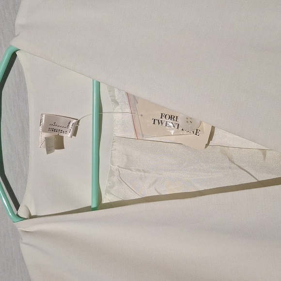 White Blazer, One Button, Tailored, Business Casual, Forever 21, Sz 10, NWT - Picture 3 of 12